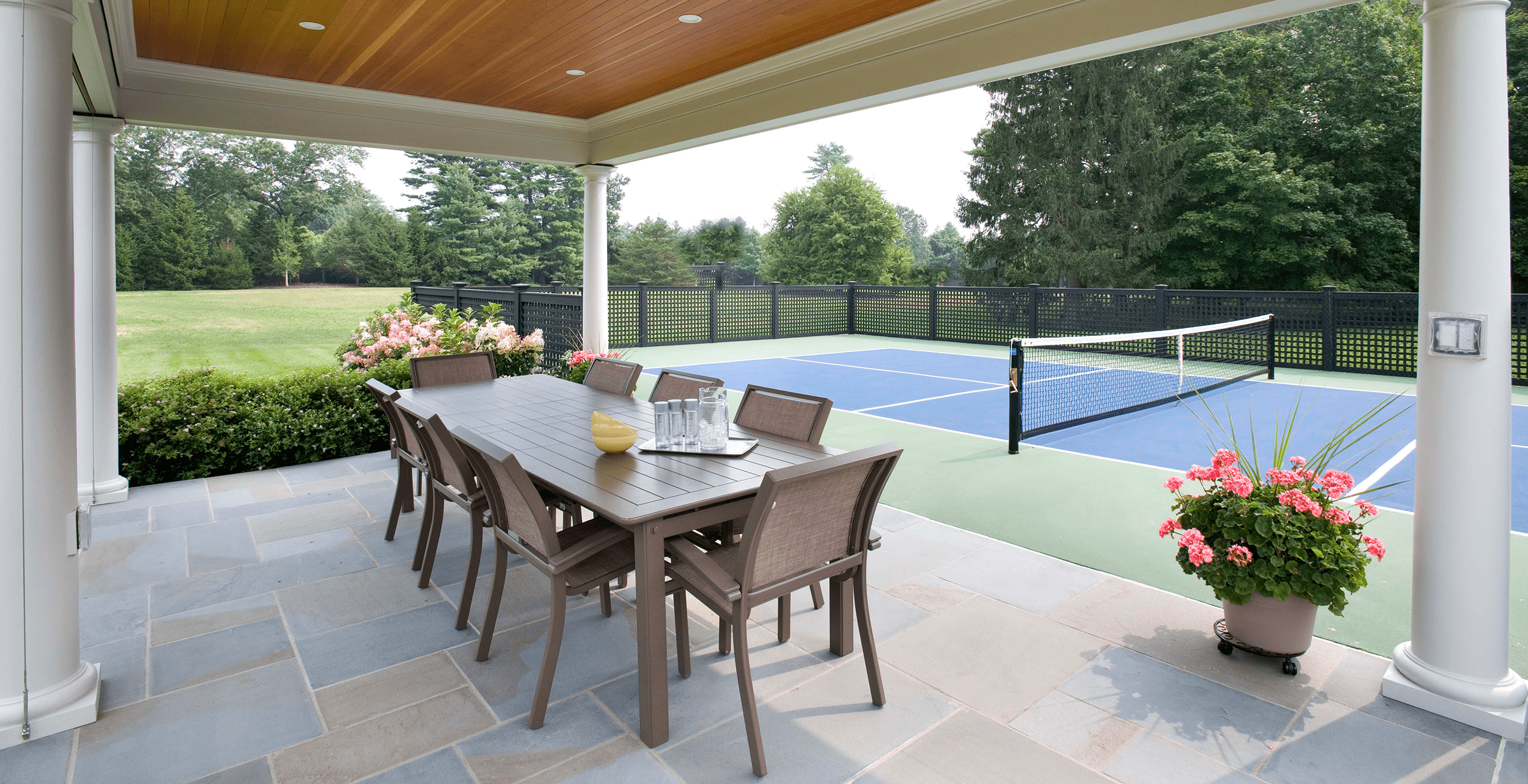 Pavillion & Pickleball Court
