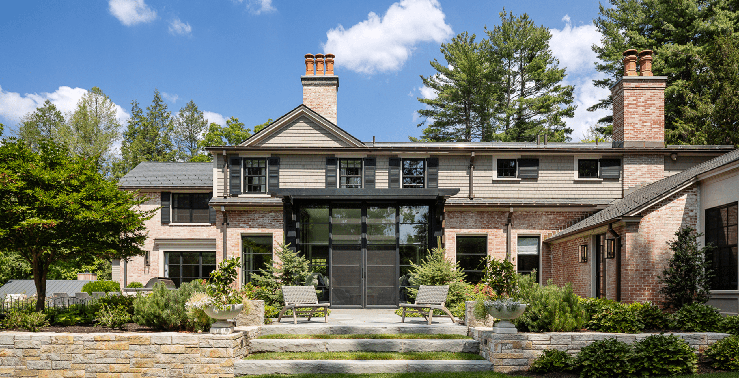 kvc suburban transitional exterior patio and backyard