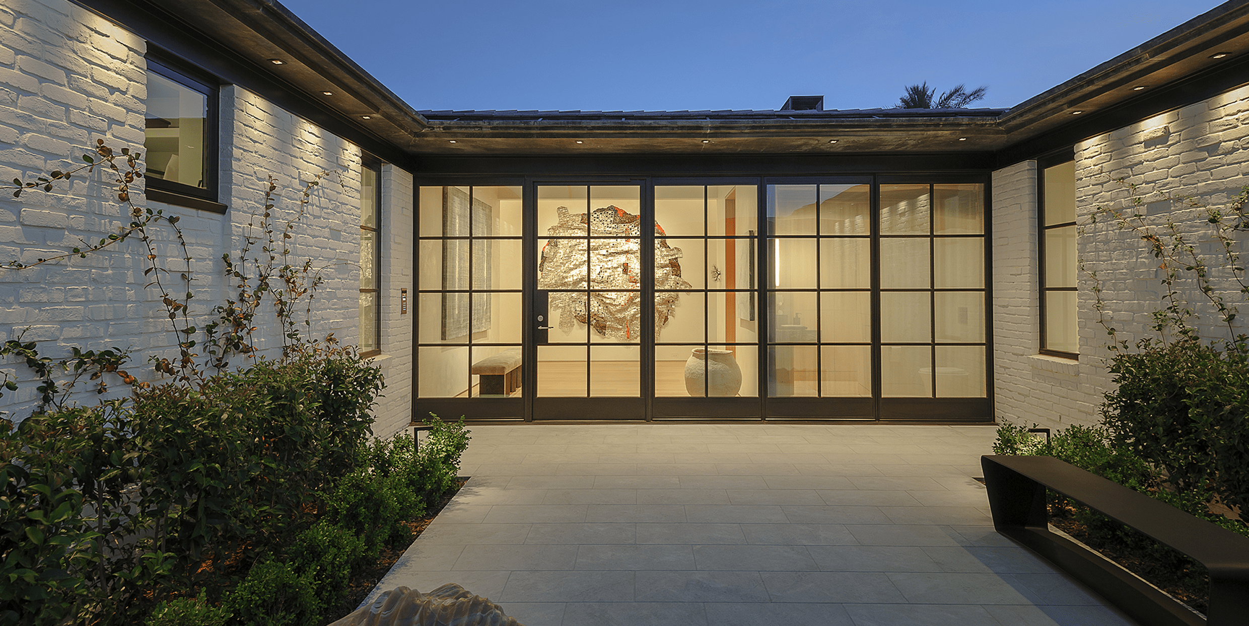 Suburban Transitional Living Room